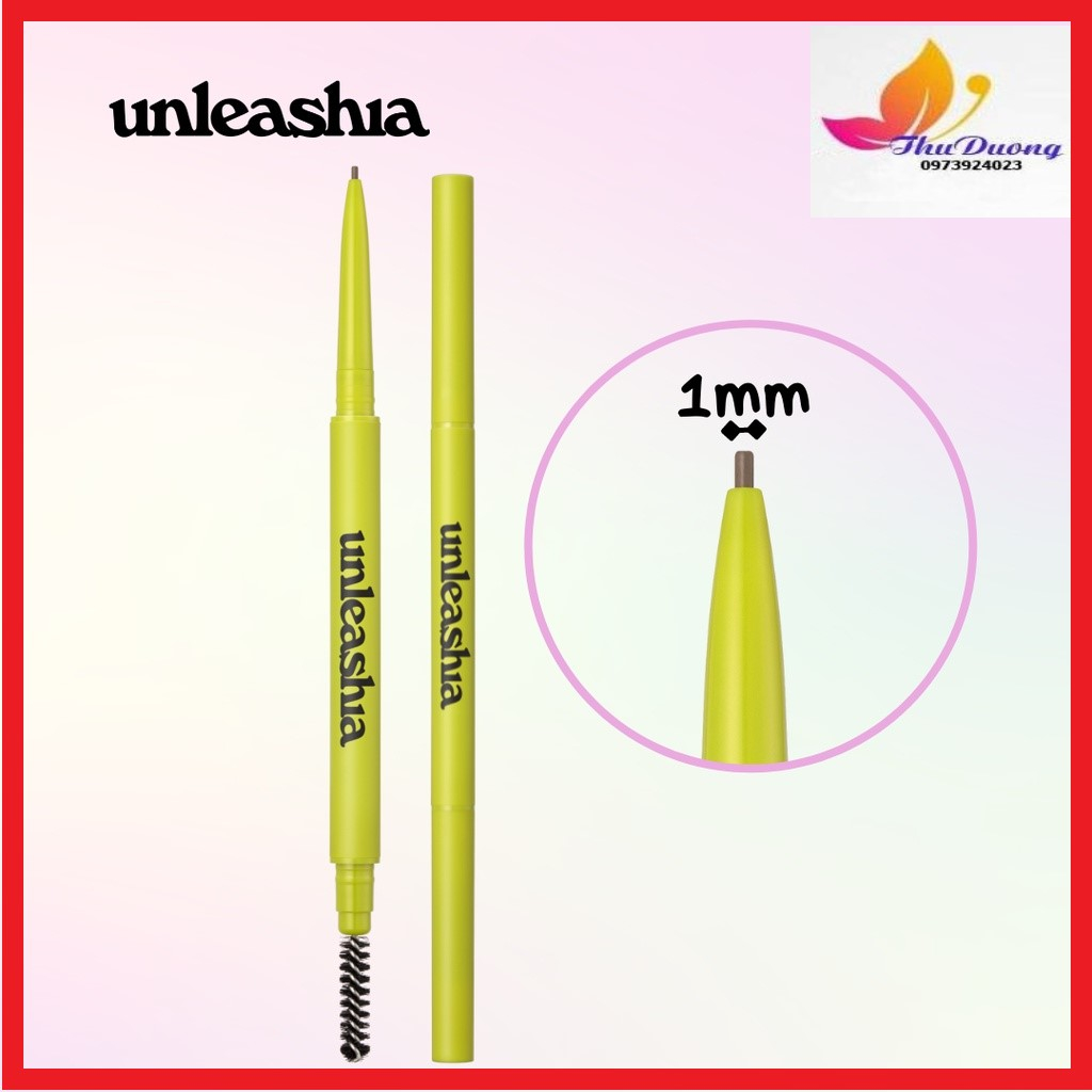 Chì mày UNLEASHIA Shaper Defining Eyebrow Pencil siêu mảnh 0.025g