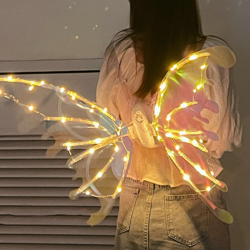 Đồ chơi cánh tiên-Cánh khủng long phát sáng, phát nhạc và vẫy cánh