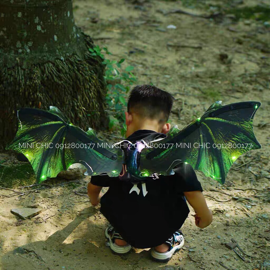 Đồ chơi cánh tiên-Cánh khủng long phát sáng, phát nhạc và vẫy cánh