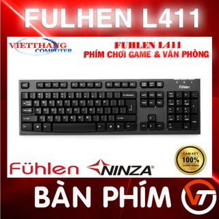Bàn phím có dây chơi game & văn phòng fulhen l411 new 100%