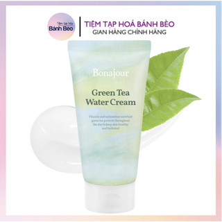 Kem Dưỡng Cấp Ẩm Phục Hồi Làm Dịu Da chống lão hóa Bonajour Green Tea Water Cream 100ml