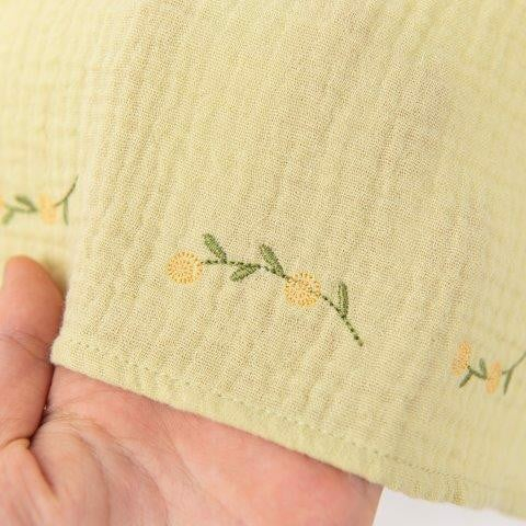 Váy Nous chữ A màu xanh chất mềm mại thoáng mát cho bé gái 3-6 tháng đến 18-24 tháng