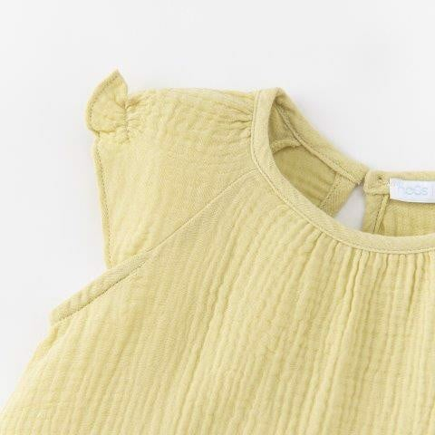 Váy Nous chữ A màu xanh chất mềm mại thoáng mát cho bé gái 3-6 tháng đến 18-24 tháng