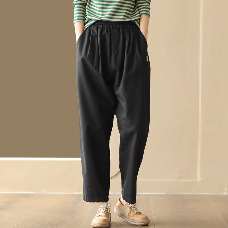 Quần baggy lưng thun KAMAKA ống côn một túi sau - NU9180