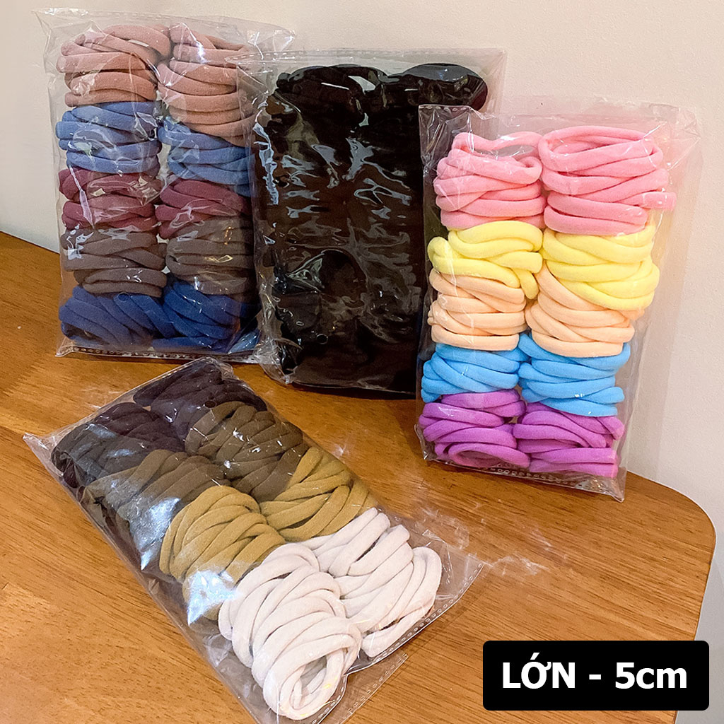Dây cột tóc vải thun nhiều màu dễ thương CT117