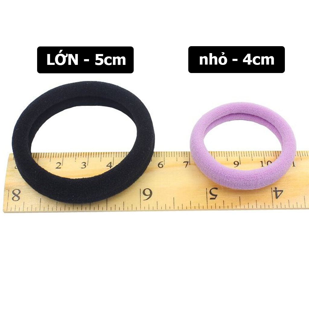 Dây cột tóc vải thun nhiều màu dễ thương CT117