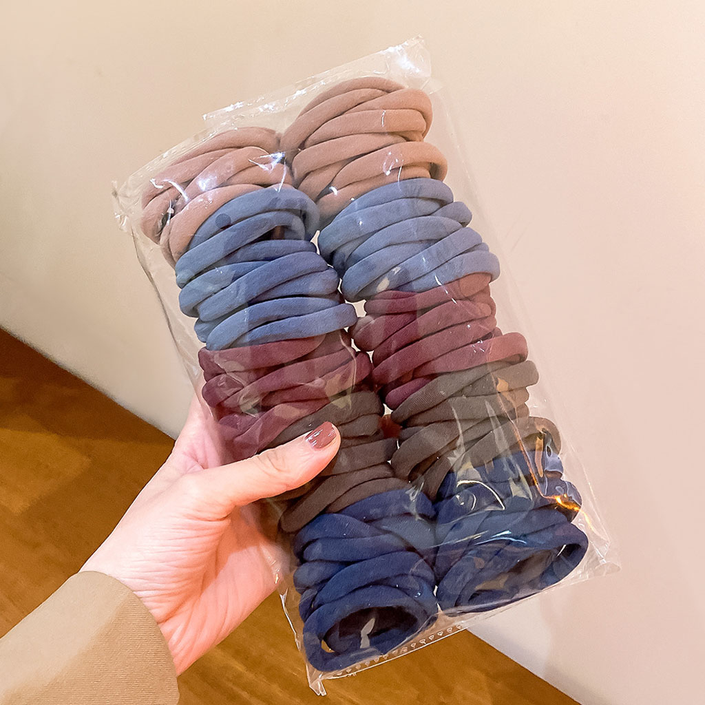 Dây cột tóc vải thun nhiều màu dễ thương CT117