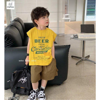 Bộ 3 lỗ vàng beer bé trai