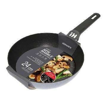 Chảo Chống Dính LocknLock LSD2243 màu trắng ngà và xám  - Hàng chính hãng