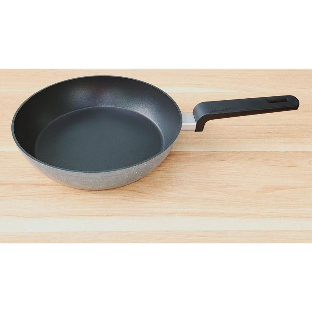 Chảo Chống Dính LocknLock LSD2243 màu trắng ngà và xám  - Hàng chính hãng