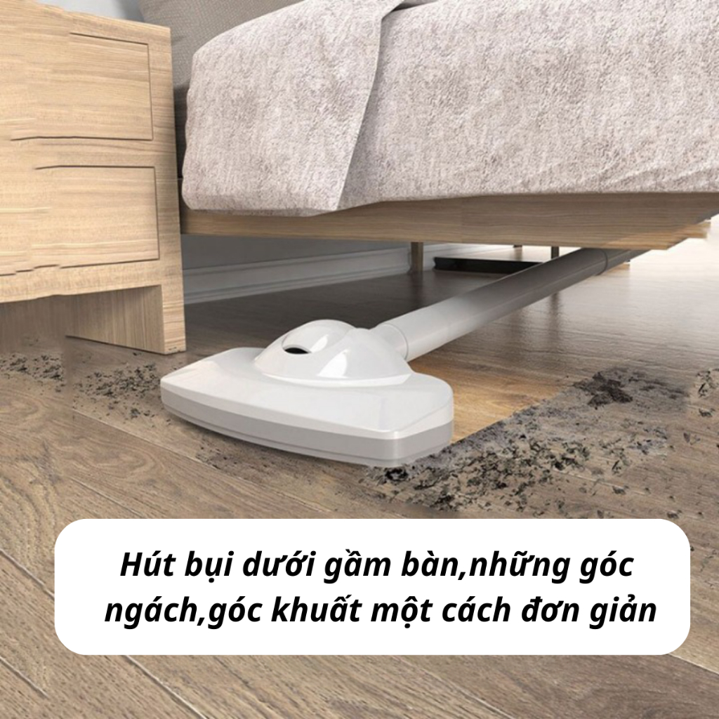 Máy Hút Bụi cầm Tay Không Dây 2023, Hút Bụi Giường Nệm, ÔTÔ..Sạc Không Dây, Sản Phẩm Thông Minh