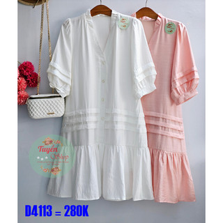 Đầm suông đuôi cá tay lỡ