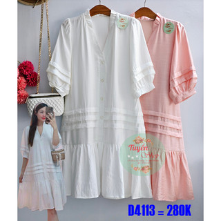 Đầm suông đuôi cá tay lỡ