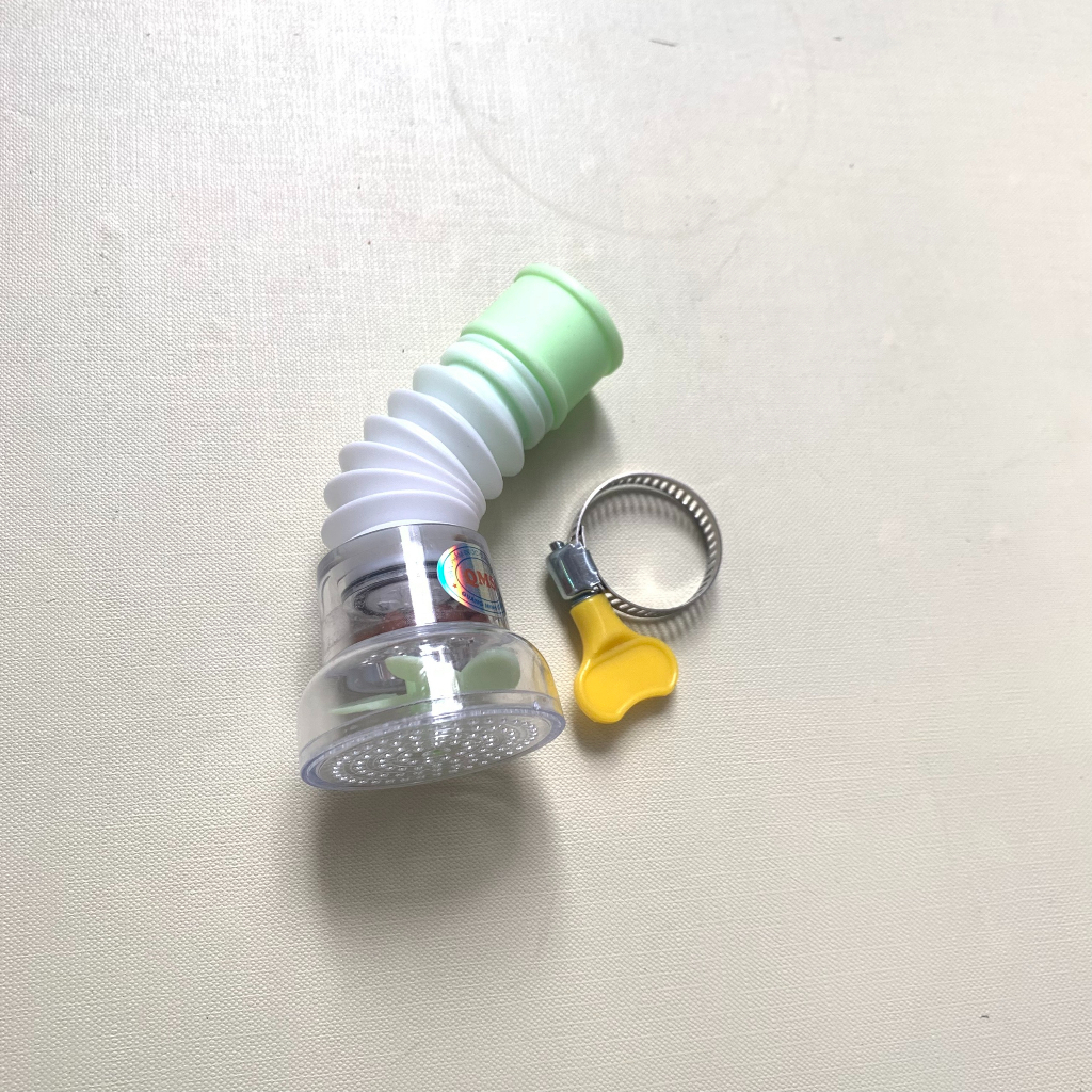 Đầu vòi tăng áp lọc nước xoay 360 độ co giãn có cánh quạt siêu mạnh QM.PK085