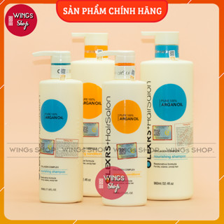 Cặp Dầu Gội Xả Olexrs Hair Salon Giảm rụng tóc, ngăn gàu, kiềm dầu 500ml/960ml, Wings Shop
