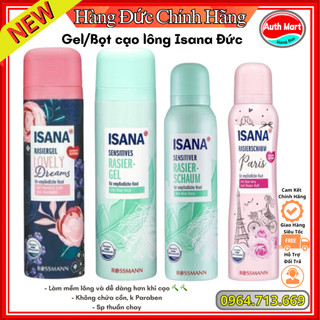 Gel/Bọt cạo lông Isana Đức