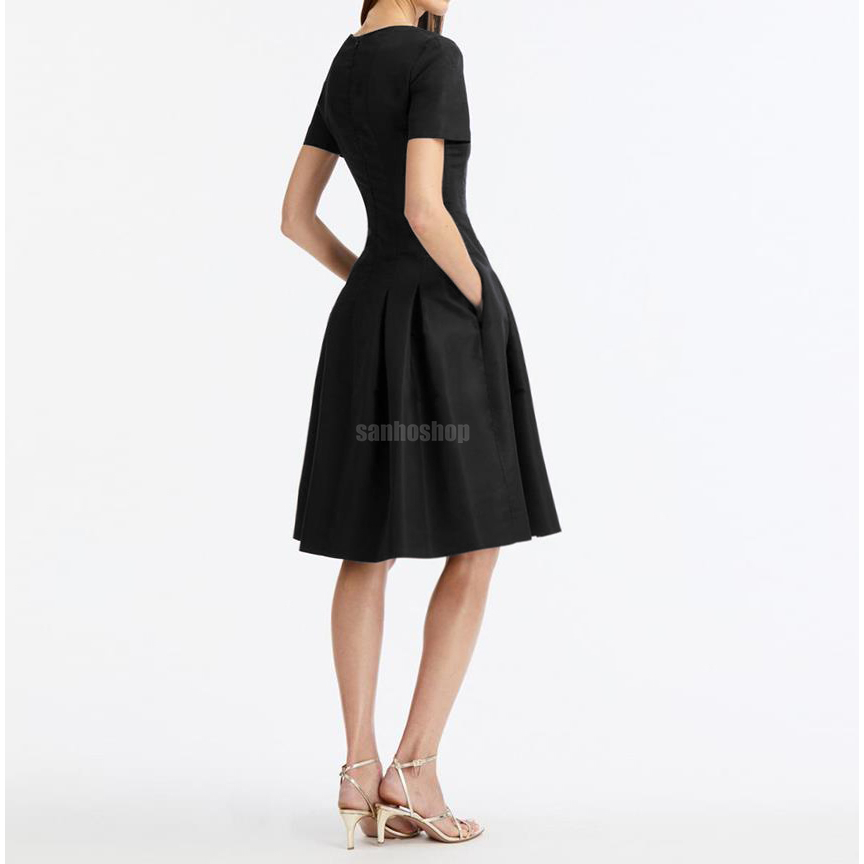 ĐẦM 0SC4R SPLIT NECK FLARE