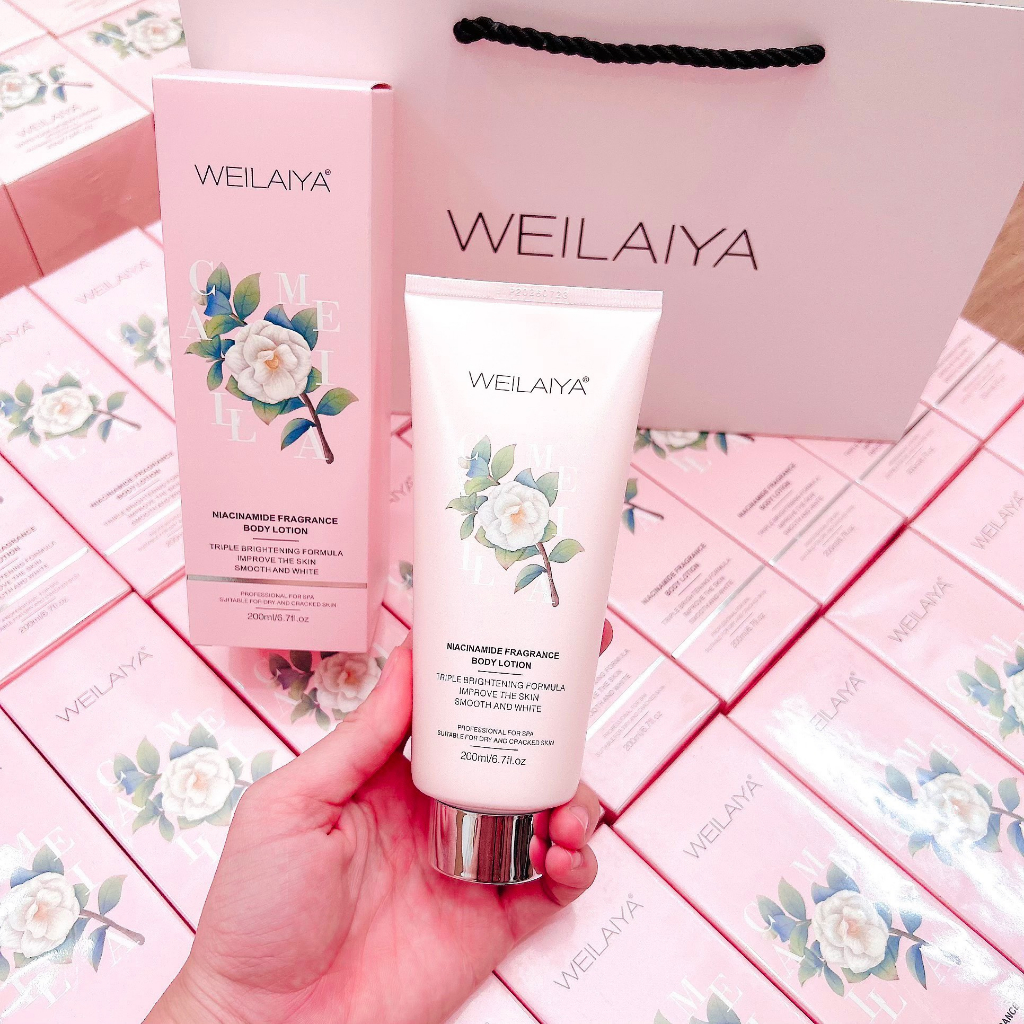 Sữa dưỡng thể Weilaiya 3 tầng hương nước hoa Body Lotion Weilaiya Tuýp 200ml