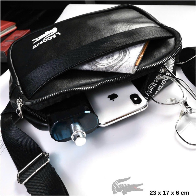 Túi đeo chéo lacoste unisex