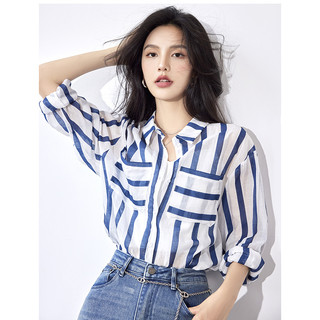 Áo sơ mi kẻ sọc cotton quảng châu cao cấp