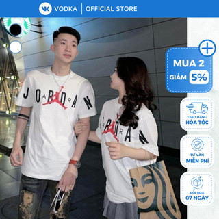 Áo phông tay lỡ unisex, áo thun nam nữ unisex in chữ trước ngực chất cotton dày dặn phong cách trẻ trung V412