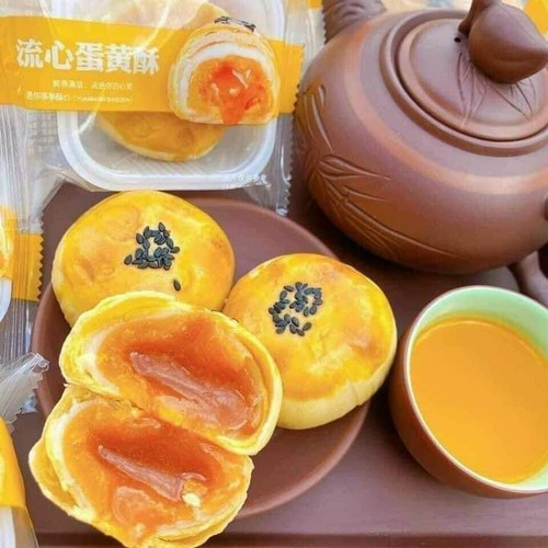 Bánh Trứng Chảy Ngàn Lớp nhân trứng muối tan chảy SIÊU NGON - KEMFOOD