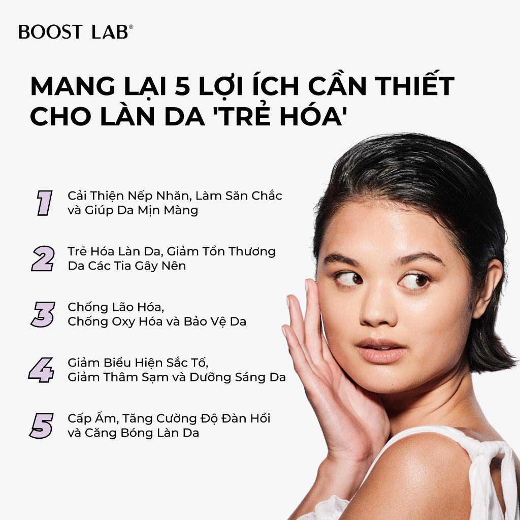 Tinh Chất Retinol Trẻ Hóa, Cải Thiện Sắc Tố và Nếp Nhăn | BOOST LAB Retinol Night Renewal Serum