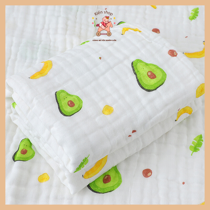 Khăn Tắm Xô Cotton 6 Lớp, Khăn Tắm 6 Lớp Xuất Nhật Cho Bé Sơ Sinh An Toàn Cho Bé