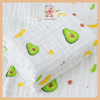 Khăn Tắm Xô Cotton 6 Lớp, Khăn Tắm 6 Lớp Xuất Nhật Cho Bé Sơ Sinh An Toàn