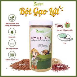 Bột gạo lứt giảm cân giảm mỡ bụng lợi sữa Bột giảm cân gạo lức OHAPI hũ 500gr 