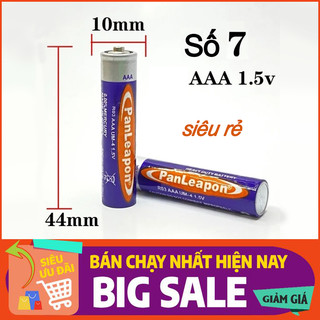 Pin đũa AAA (số 7) - PanLeapon R03 -1,5v - 60PCS hàng tiêu chuẩn, pin điều khiển loại nhỏ