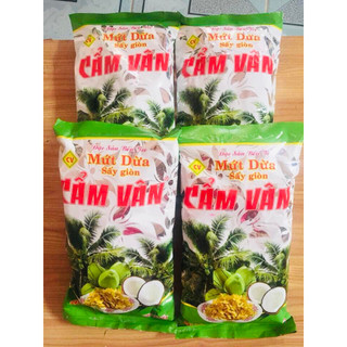 (HT) Dừa khô sấy giòn/mứt dừa sấy giòn cẩm vân