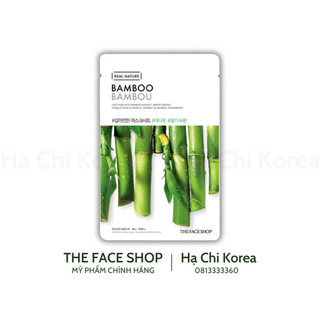 Mặt nạ Tre non Real Nature Mask Bamboo The Face Shop