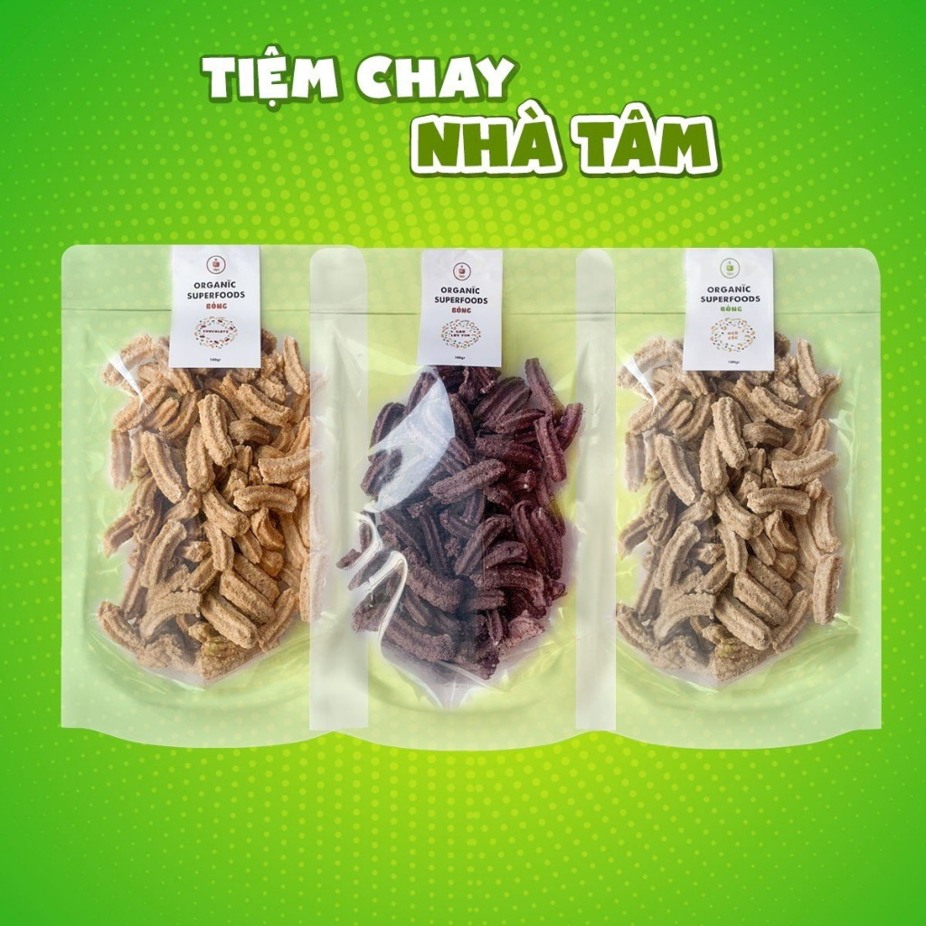 Bỏng Gạo và Hạt Organic Tiệm Chay Nhà Tâm