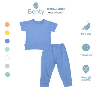Bộ áo cộc quần dài BENTY cotton mềm mịn, đồ bộ trẻ em cao cấp an toàn cho bé