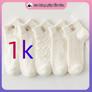 Vớ nữ họa tiết hoạt hình, chất liệu vải cao cấp, thoải mái và thoáng khí
