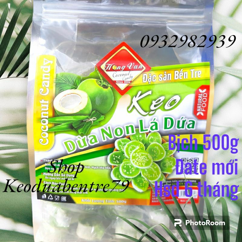 Kẹo dừa dứa non Hồng Vân