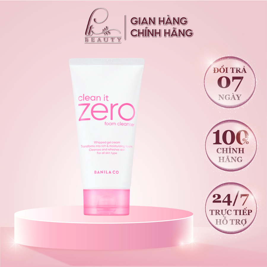 Sữa rửa mặt BANILA CO Clean it Zero Foam Cleanser Miniature Pink original