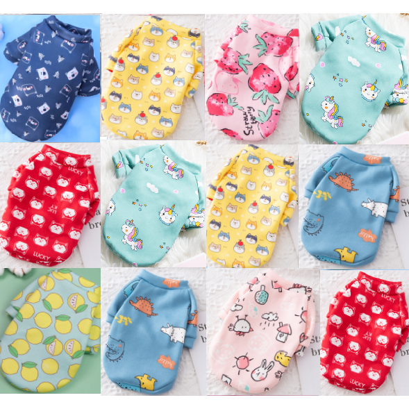 Áo cho chó mèo vải dày dặn hàng đẹp chất lượng cao