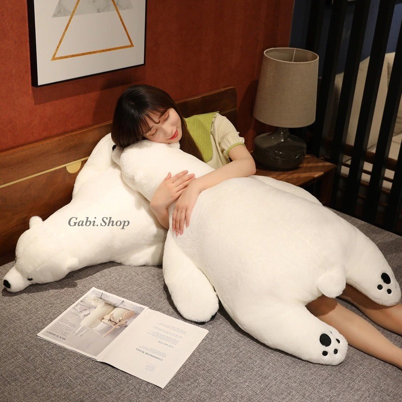 Gấu Bông Bắc Cực Khổng Lồ Giant Polar Bear 1m2