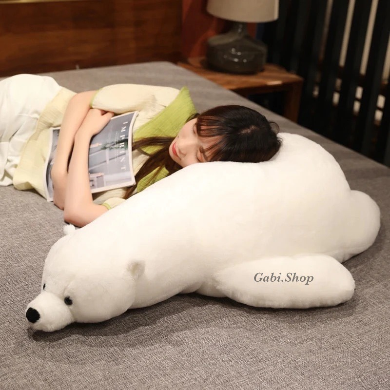 Gấu Bông Bắc Cực Khổng Lồ Giant Polar Bear 1m2