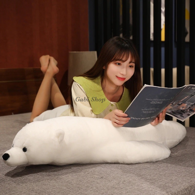 Gấu Bông Bắc Cực Khổng Lồ Giant Polar Bear 1m2