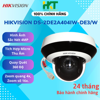 Camera ip wifi hikvision 4mp quay quét, zoom 16x ds-2de2a404iw-de3/w - hkt store