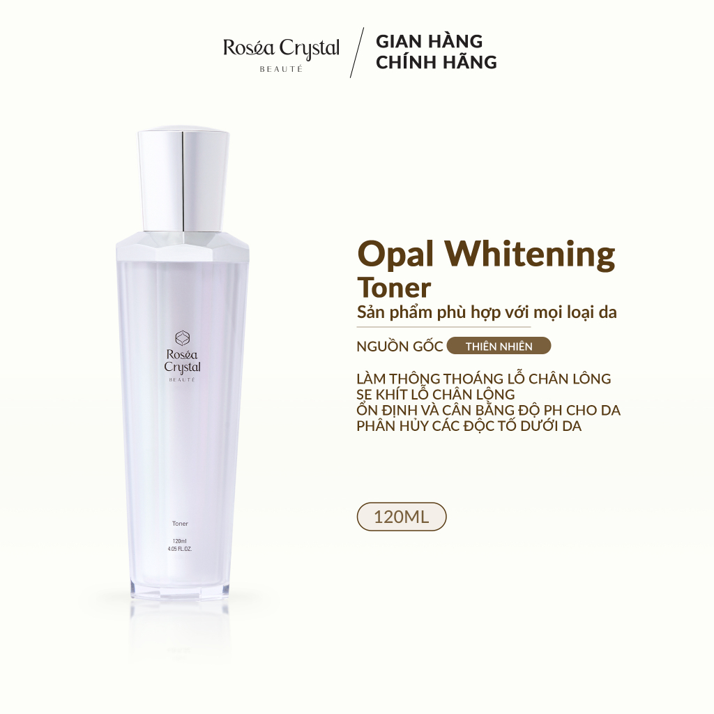 Nước hoa hồng dưỡng trắng da Opal Whitening Toner