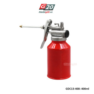 Bình bơm dầu, bơm nhớt, tra dầu máy móc cơ khí chất liệu gang đúc GDC13 (250ml/400ml)