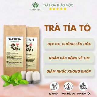Trà tía tô tốt cho người bệnh gút, đau nhức xương khớp, tăng đề kháng gói 30 túi lọc - MIHA Tea