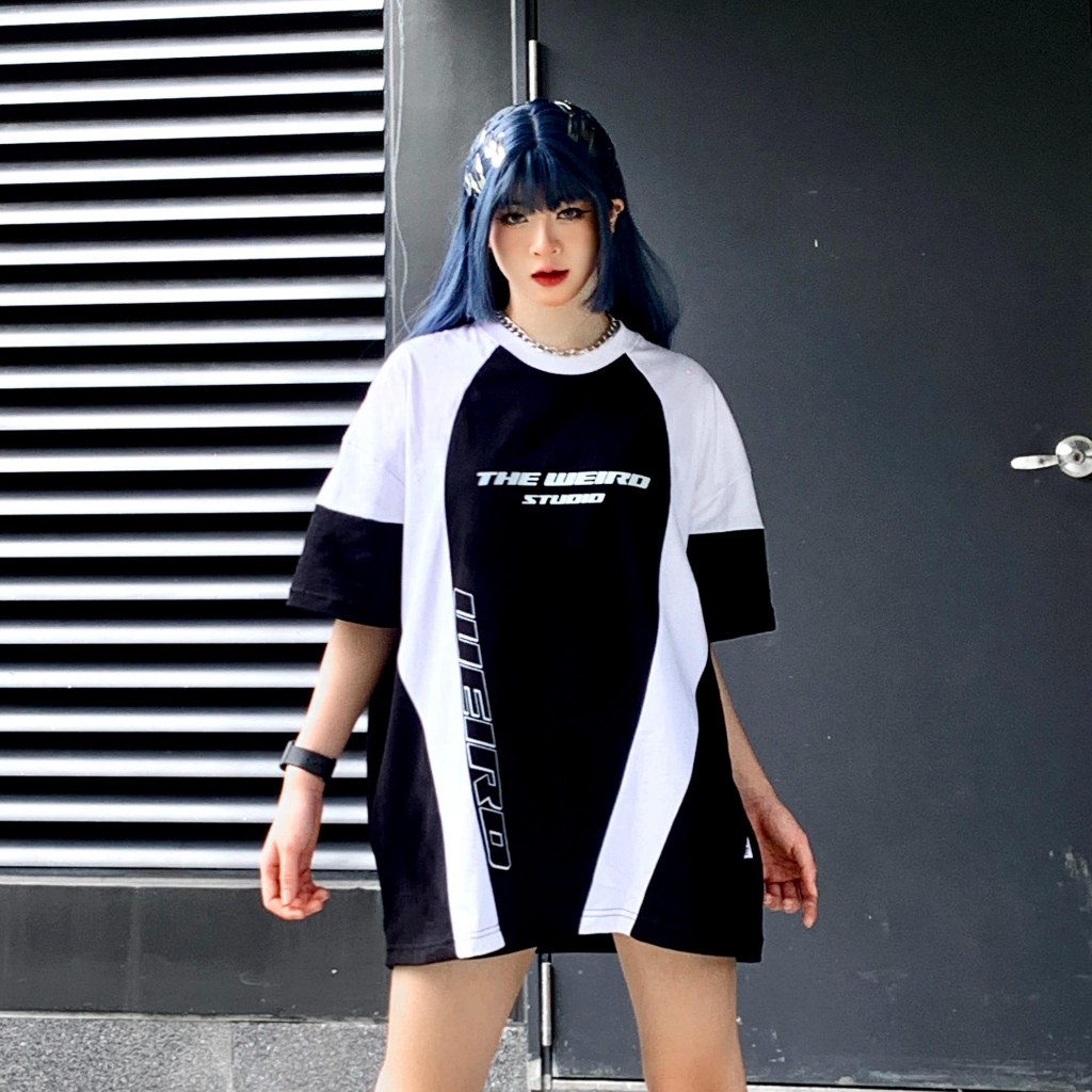 LOCAL BRAND Áo thun The Weird Phong Cách Unisex Form Rộng ATK766