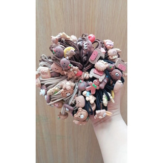 Combo 100 dây buộc tóc gấu nâu mới ( sỉ 1k5)