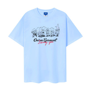 Áo thun unisex Loving Tee màu xanh- Basic tee ONISM