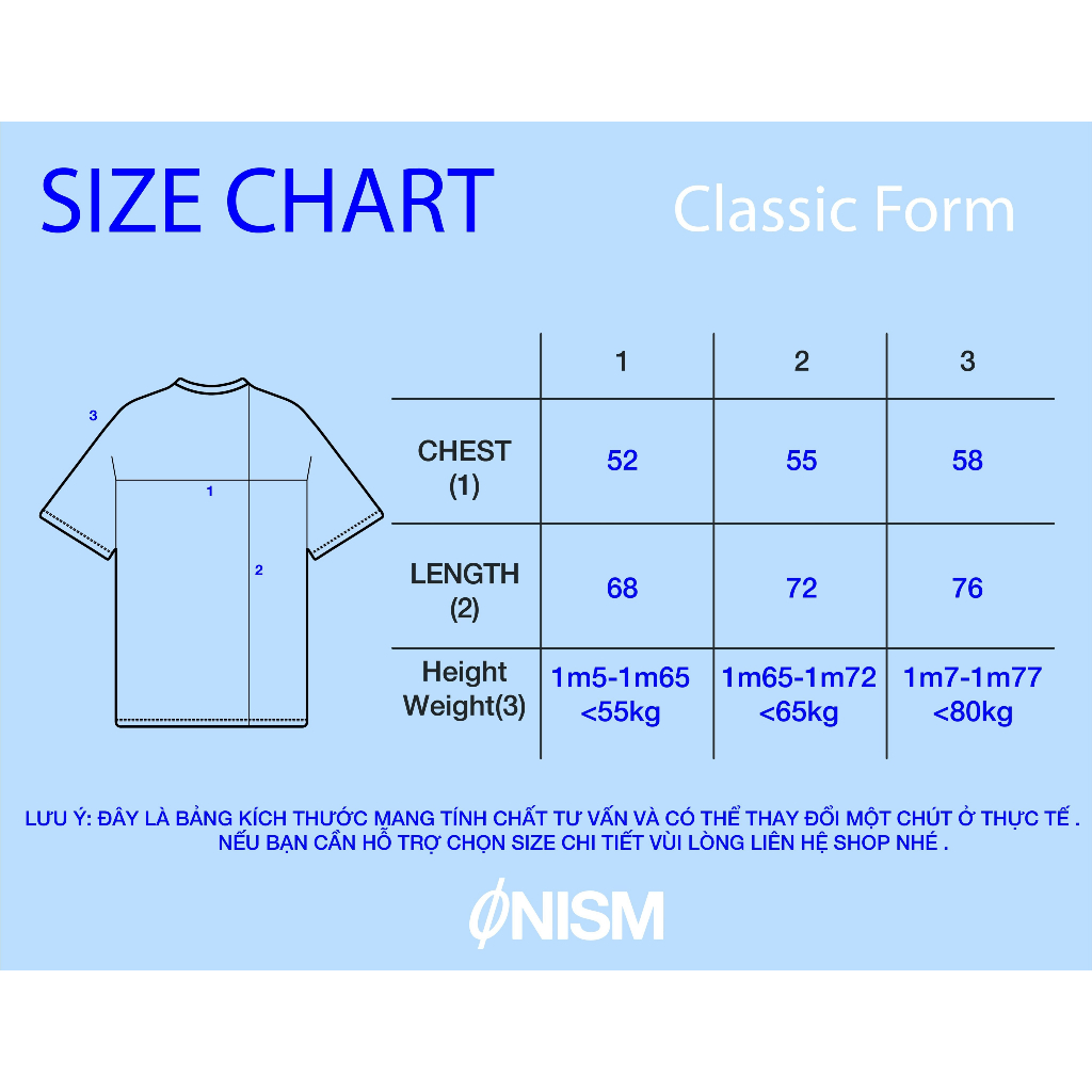 Áo thun unisex Loving Tee màu xanh- Basic tee ONISM